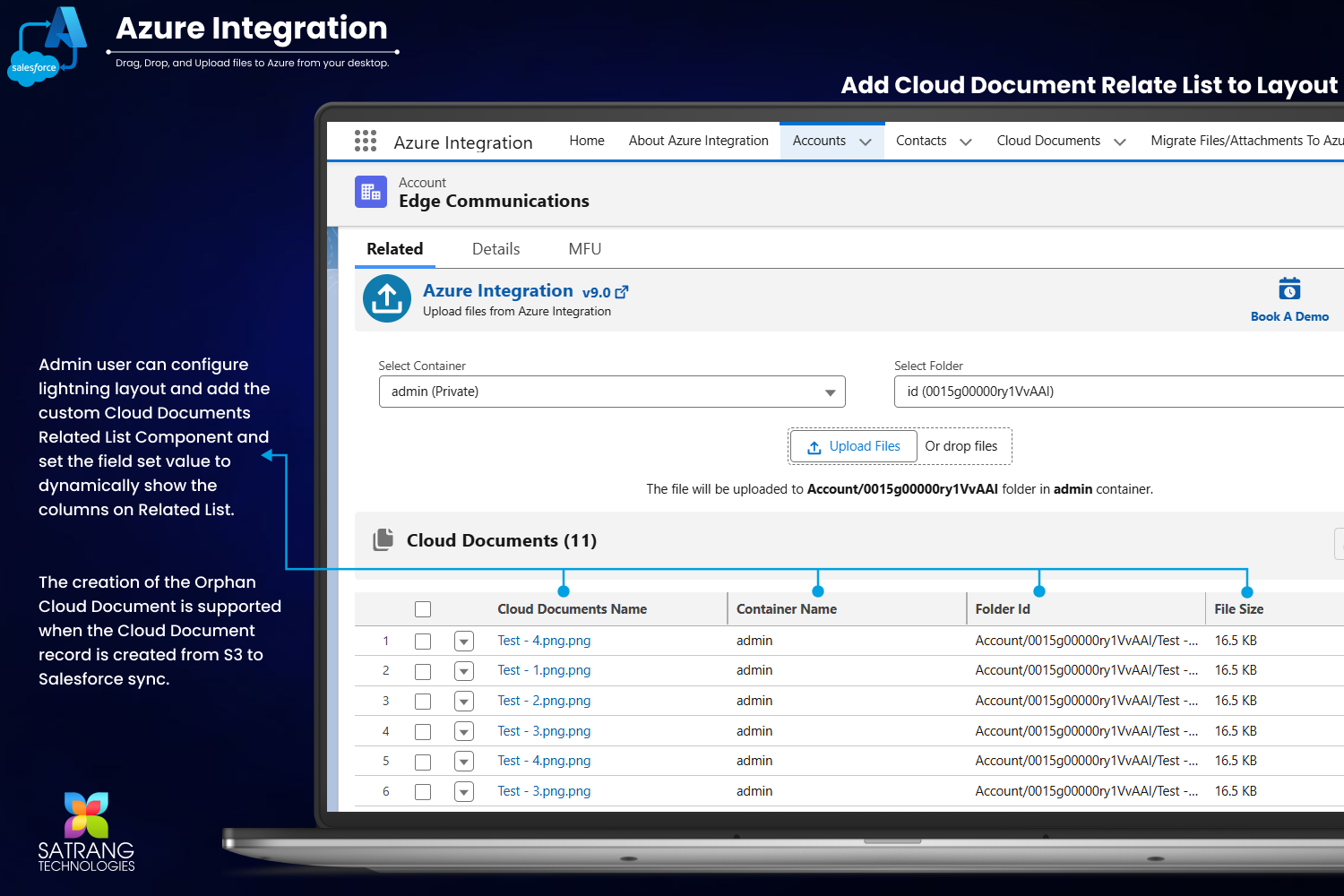 Cloud Document Related List on Layout