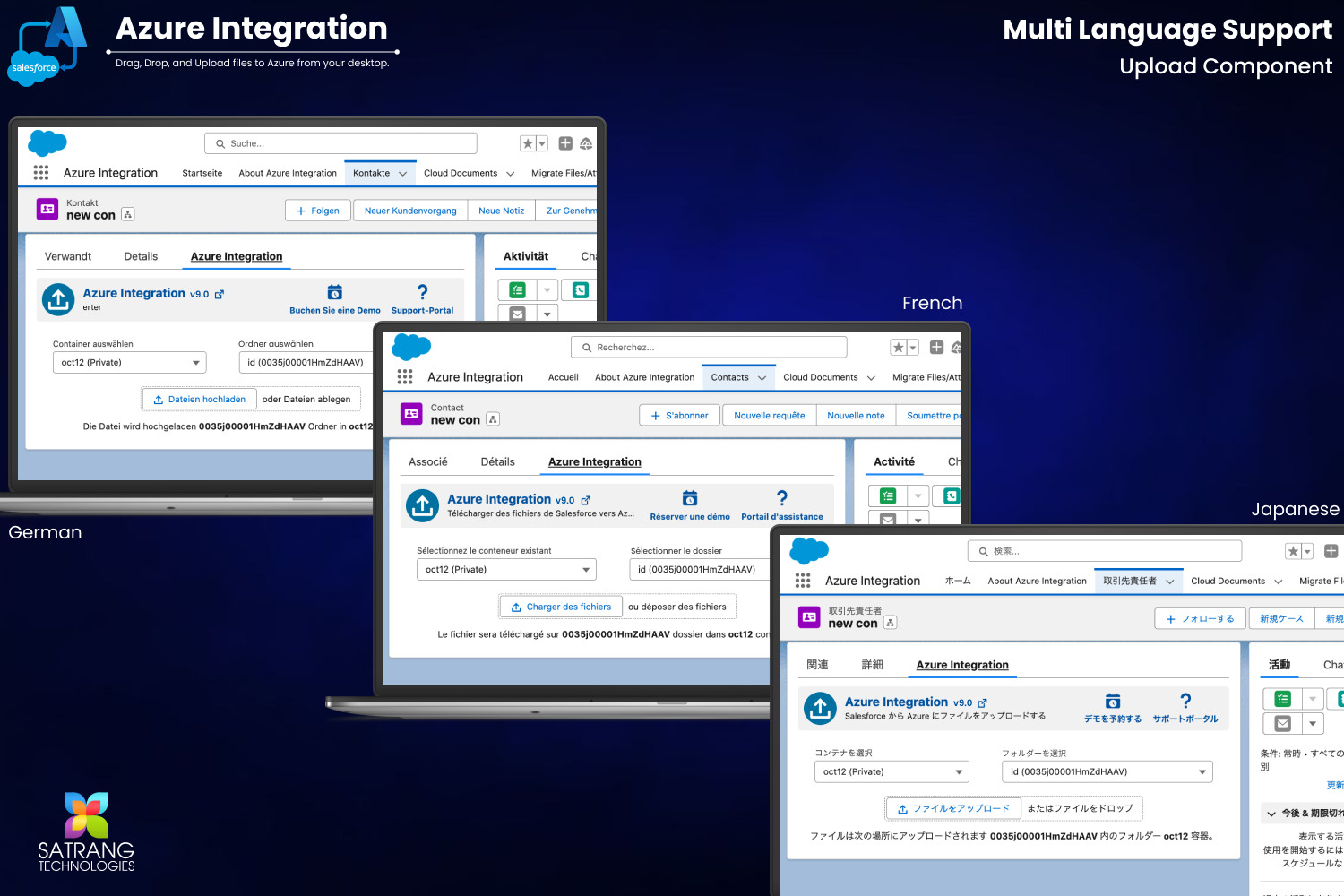Multi-Language Upload Component