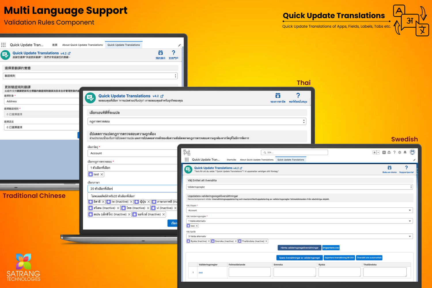 Multi Language Support