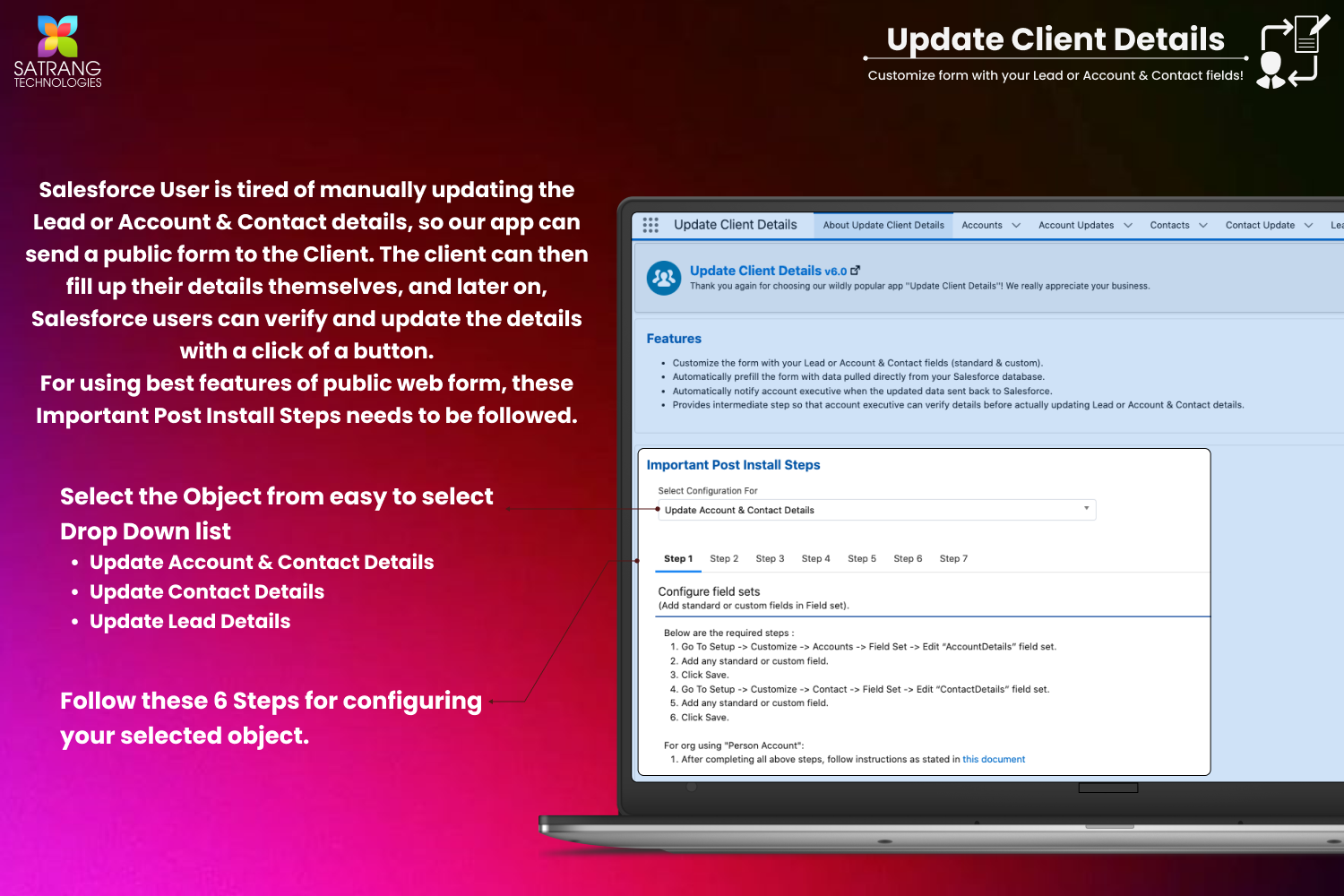 Update Client Details - Client Web Form